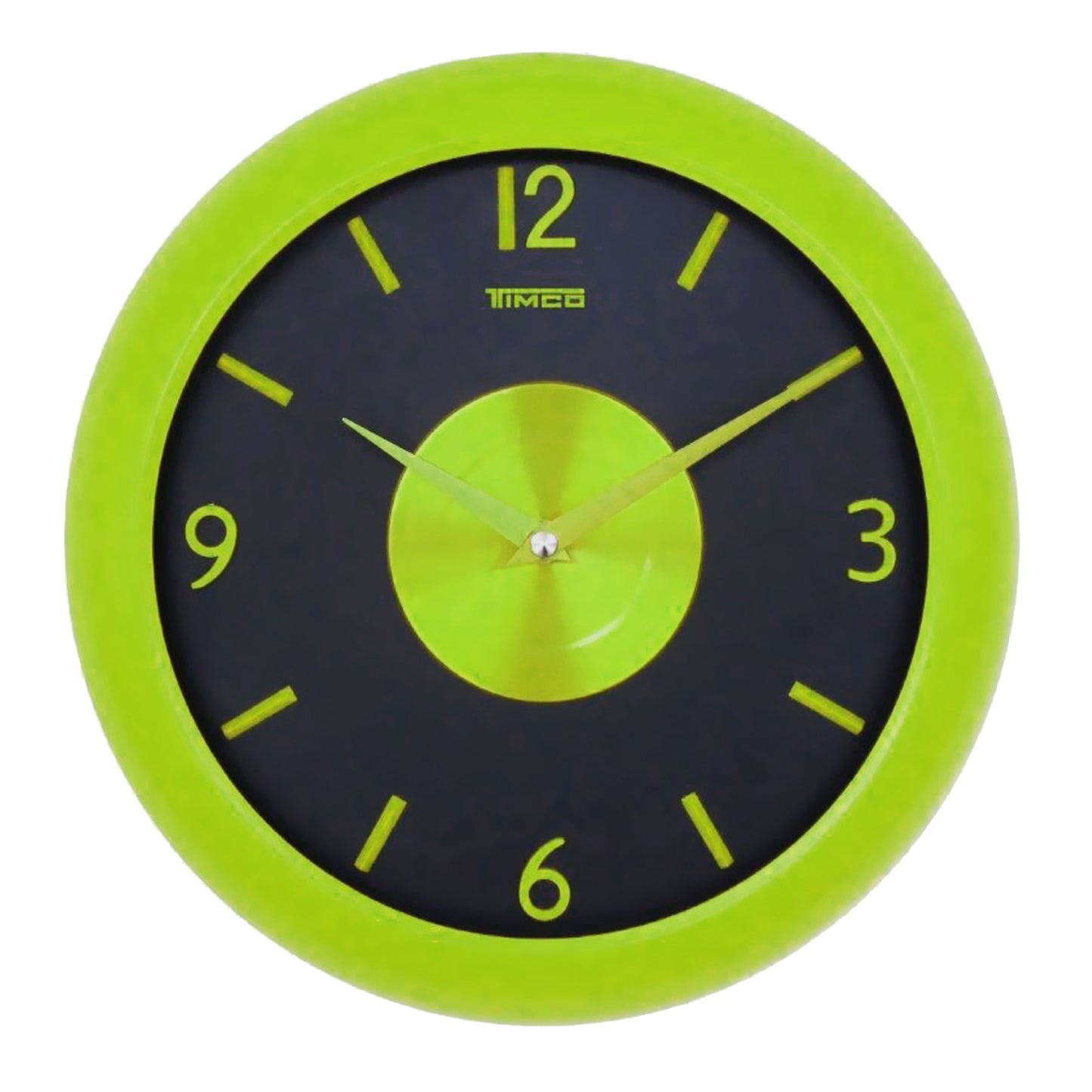Reloj de Pared Analógico Verde Estilo Clásico Decorativo Timco CEAL-VE