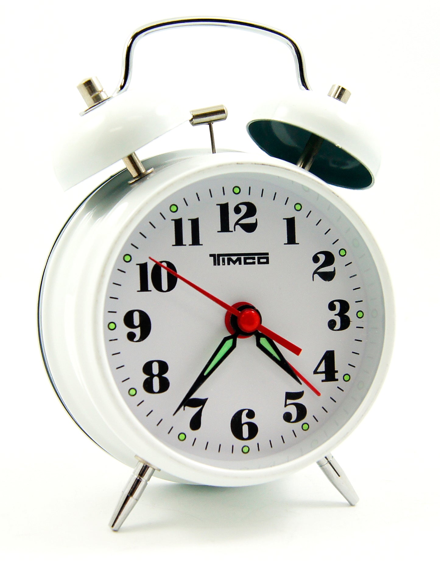 Reloj Despertador de Cuerda Metálico Decorativo Timco AL-8023 B