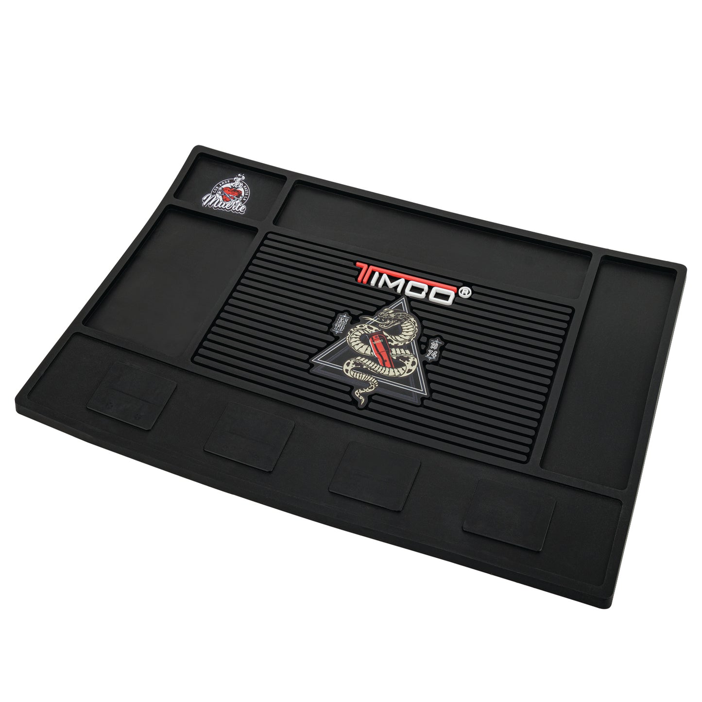 Tapete Magnetico Profesional para Barberia Antideslizante Clipper Maquina de Corte de Cabello Organizador de herramientas Resistente al calor Timco TAP01