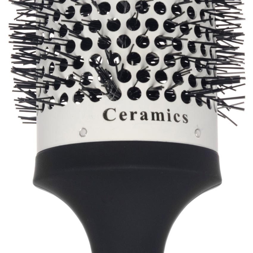 Cepillo de Cabello Térmico Redondo Ceramica 2 1/2" Uso Profesional Estetica Timco CCR-4
