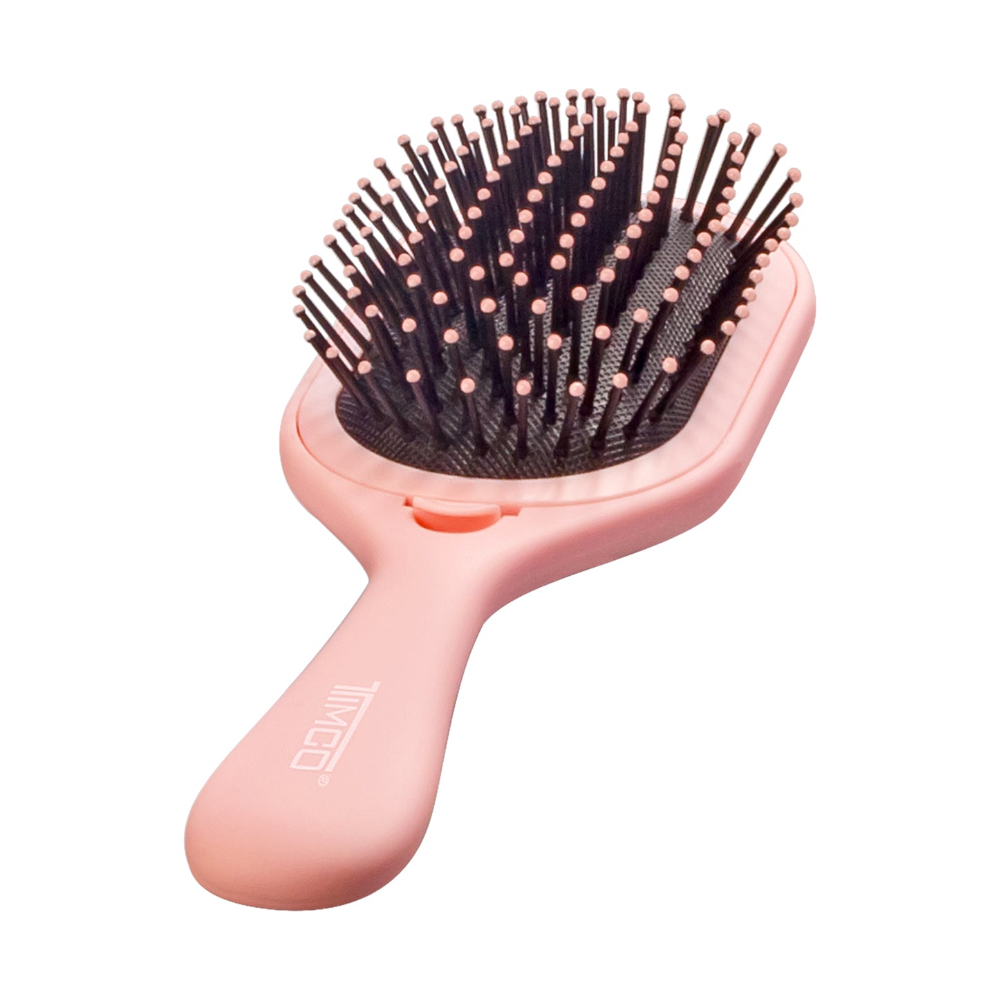 Cepillo de Cabello Desenredante con Espejo tipo Paleta Cojin Removible Timco C6111