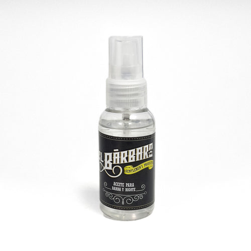 Aceite para Barba y Bigote Hombre Hidratante con Argán y Jojoba Suaviza y Nutre Sin Alcohol El Bárbaro 100g