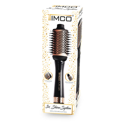 Cepillo de Aire Electrico Secadora de Cabello 3 Cabezales Intercambiables Timco AJ-819