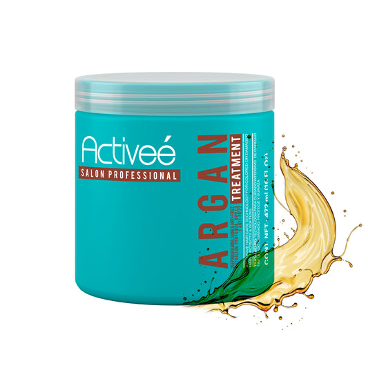 Tratamiento Capilar Activee Professional Argan Tecnologia para cuidado Intensivo de Cabello Teñido o Dañado Libre de Sal