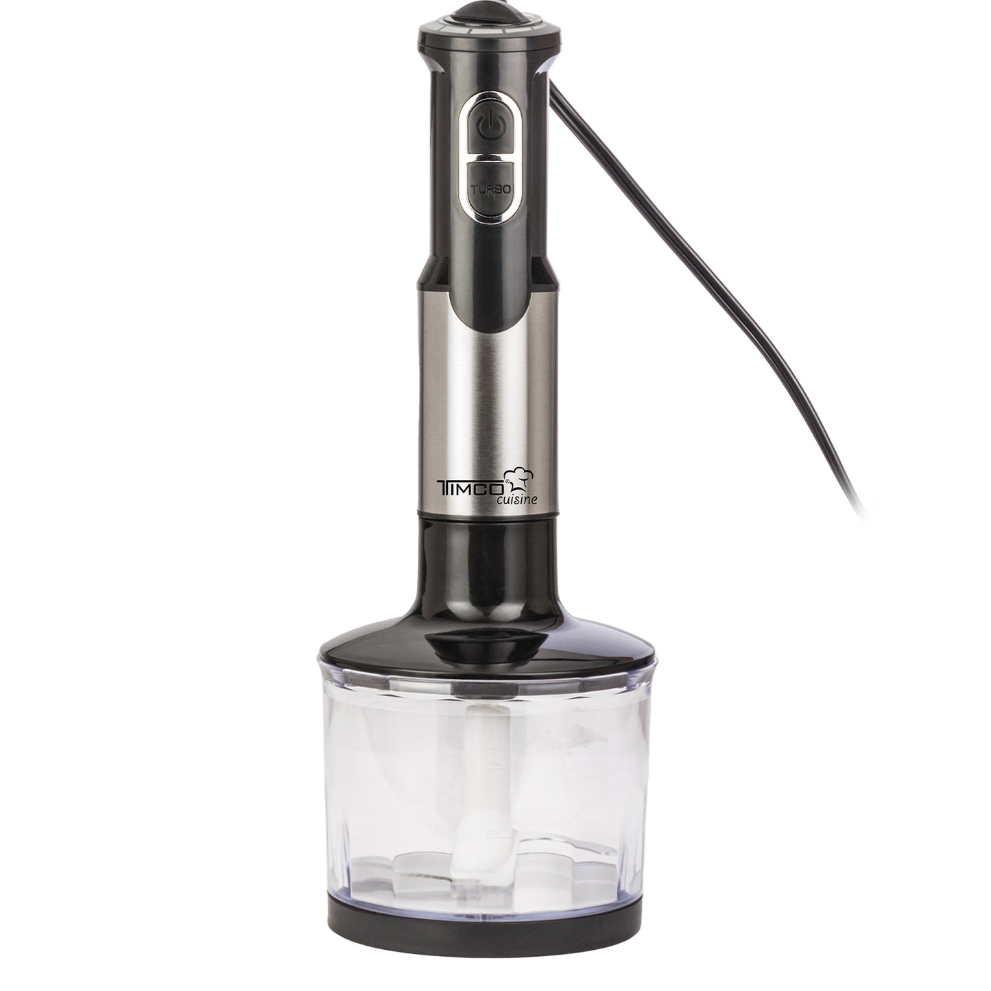 Batidora Multifuncional de Inmersion 4 en 1 Licuadora de Mano Acero Inoxidable Timco BAT2203