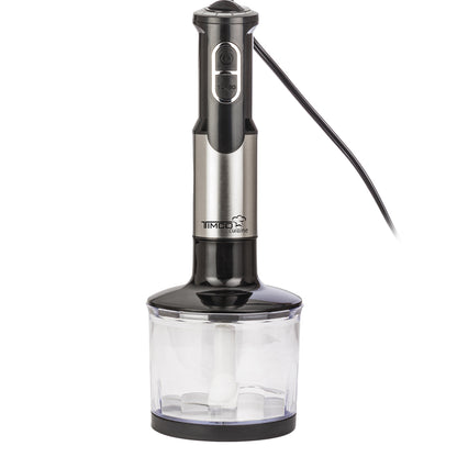 Batidora Multifuncional de Inmersion 4 en 1 Licuadora de Mano Acero Inoxidable Timco BAT2203