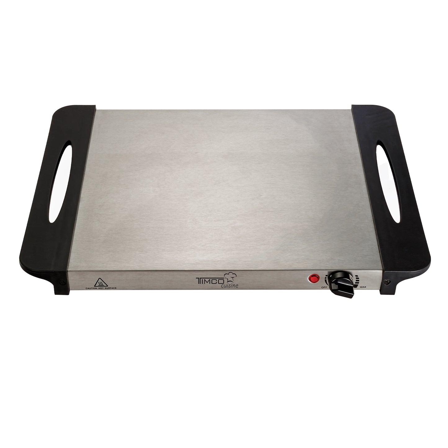 Plancha Eléctrica de Calentamiento Mantiene Alimentos Calientes Bandeja Acero Inoxidable Timco BCE200