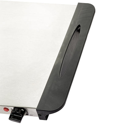 Plancha Eléctrica de Calentamiento Mantiene Alimentos Calientes Bandeja Acero Inoxidable Timco BCE200