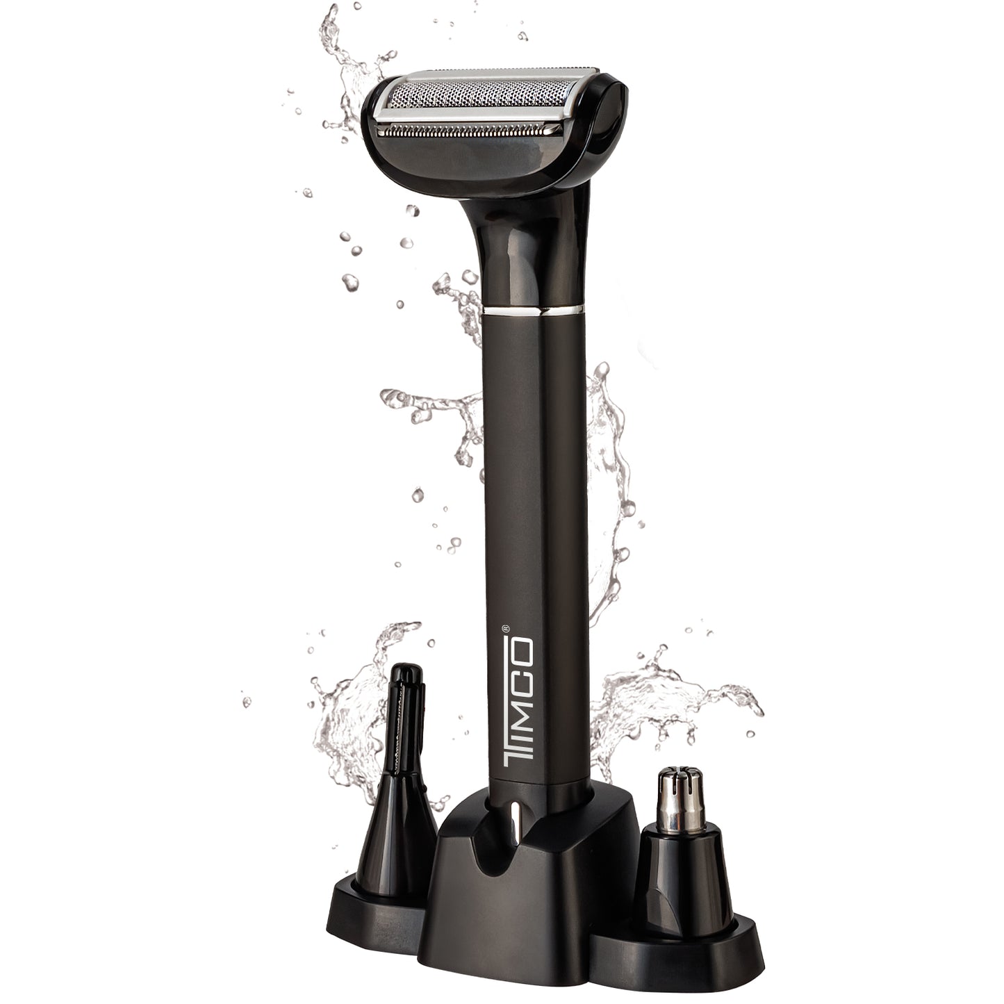 Rasuradora Afeitadora Electrica 3 en 1 Rastrillo y Trimmer Recargable Resistente Al Agua IPX4 Timco BSKA587