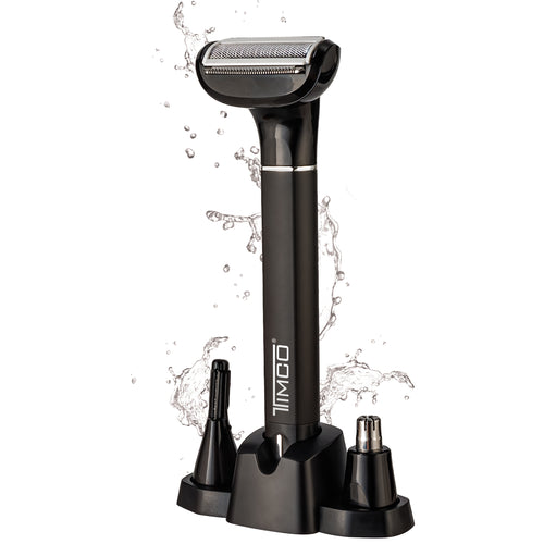 Rasuradora Afeitadora Electrica 3 en 1 Rastrillo y Trimmer Recargable Resistente Al Agua IPX4 Timco BSKA587