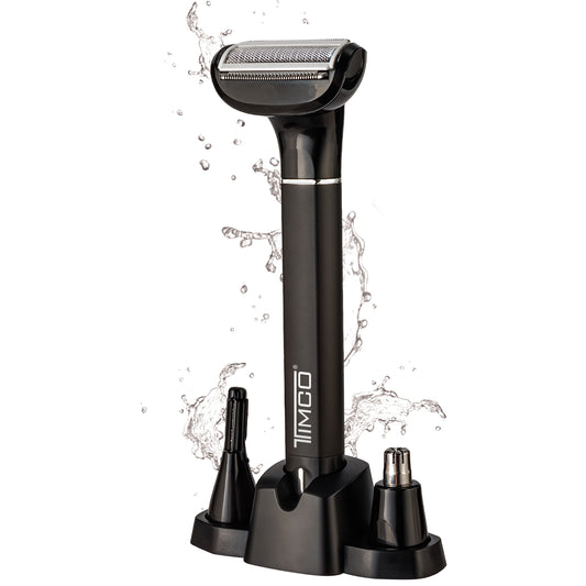 Rasuradora Afeitadora Electrica 3 en 1 Rastrillo y Trimmer Recargable Resistente Al Agua IPX4 Timco BSKA587