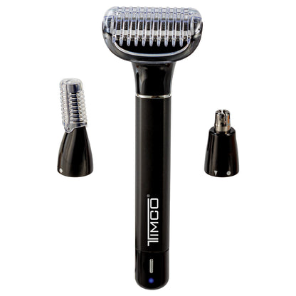 Rasuradora Afeitadora Electrica 3 en 1 Rastrillo y Trimmer Recargable Resistente Al Agua IPX4 Timco BSKA587
