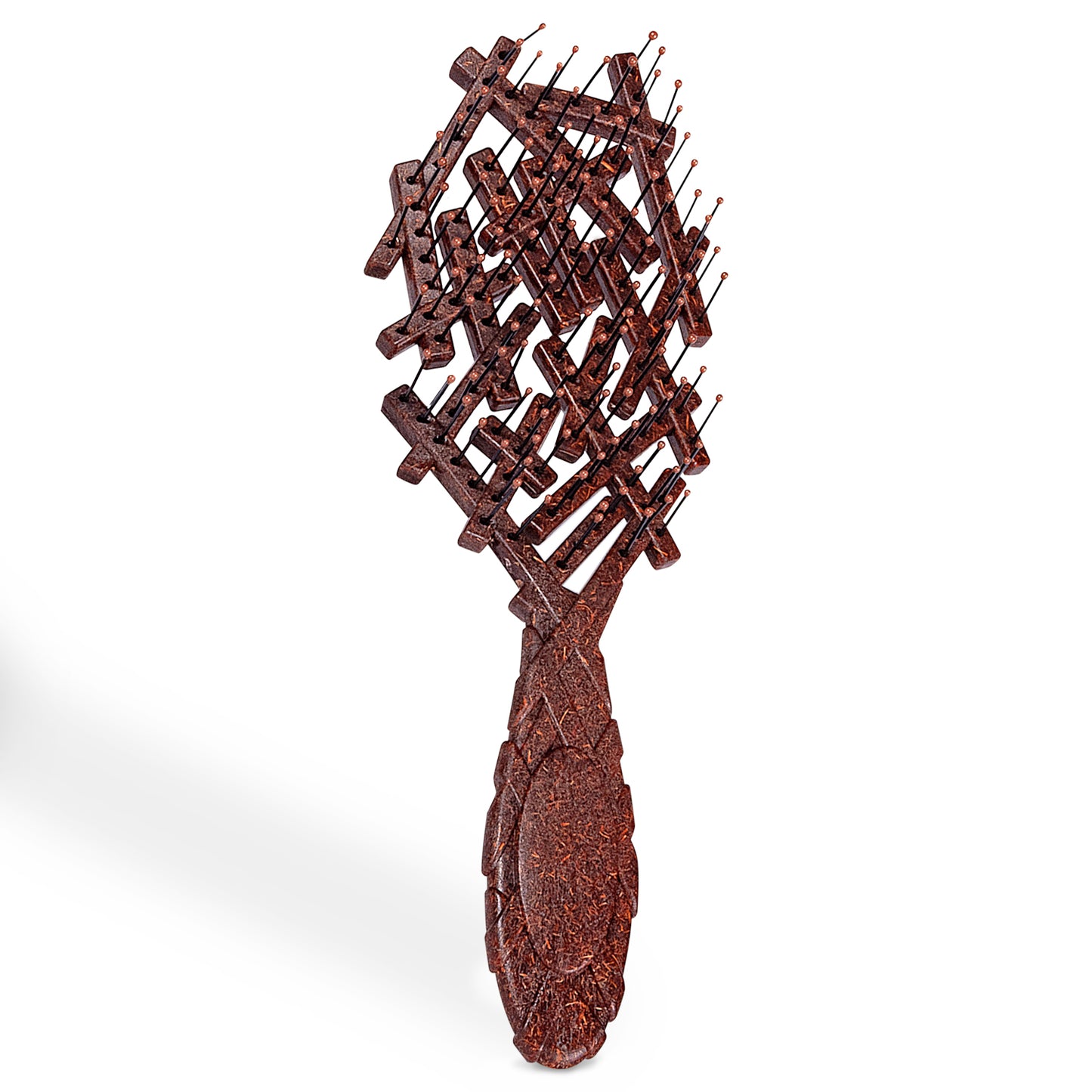 Cepillo de Cabello Ecologico Coco Cerdas Anti-Enredos Amigable con el Medio Ambiente Timco COCO5448