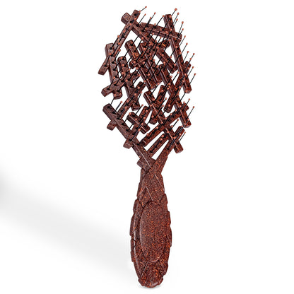 Cepillo de Cabello Ecologico Coco Cerdas Anti-Enredos Amigable con el Medio Ambiente Timco COCO5448