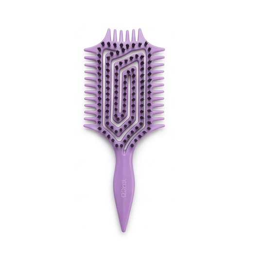 Cepillo Para Cabello Rizado TIMCO C6305 Nylon Antiestático, Definidor de Rizos y Secado Rapido