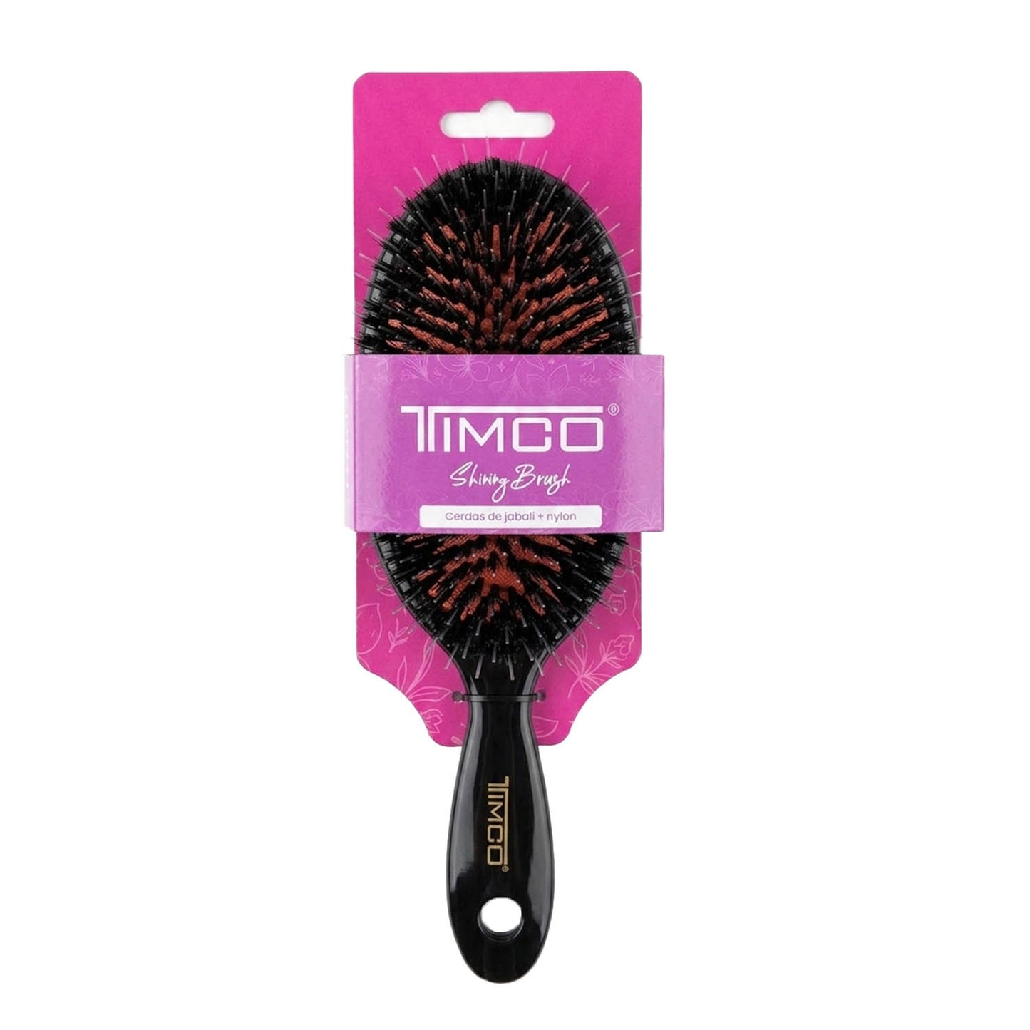 Cepillo Para Cabello TIMCO C8778 – Cerdas Mixtas Nylon/Naturales para Desenredado Suave y Cabello Sedoso