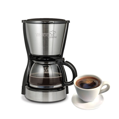 Cafetera Eléctrica 12 Tazas con Filtro Permanente Antigoteo con Placa Calefactora CAFWJ-9006 Timco