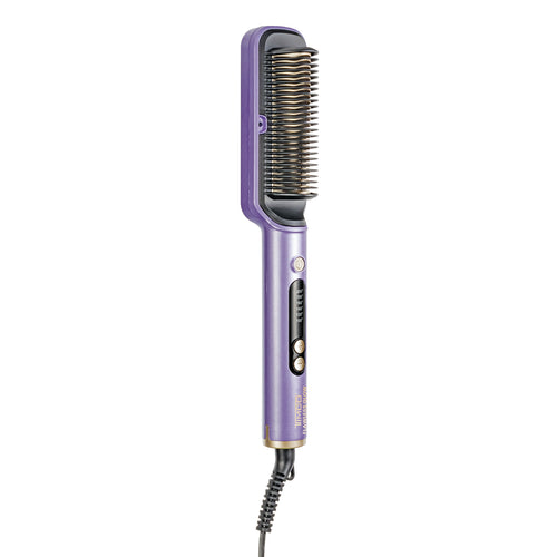 Cepillo Alaciador Electrico de Cabello Con Espejo Doble Tipo de Cerdas Timco CE681