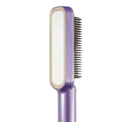 Cepillo Alaciador Electrico de Cabello Con Espejo Doble Tipo de Cerdas Timco CE681