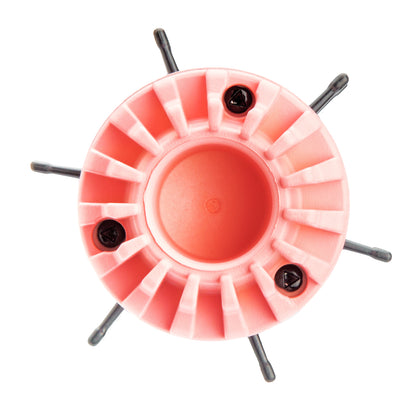 Cepillo Electrico de Cabello Redondo Voluminizador Cerdas Retractiles Tourmaline Majesty Peach Tourmaline Timco CEF228