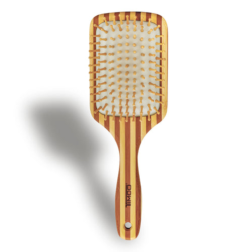 Cepillo de Cabello Madera Natural Acolchado Cuidado del Cuero Cabelludo Timco CMC02