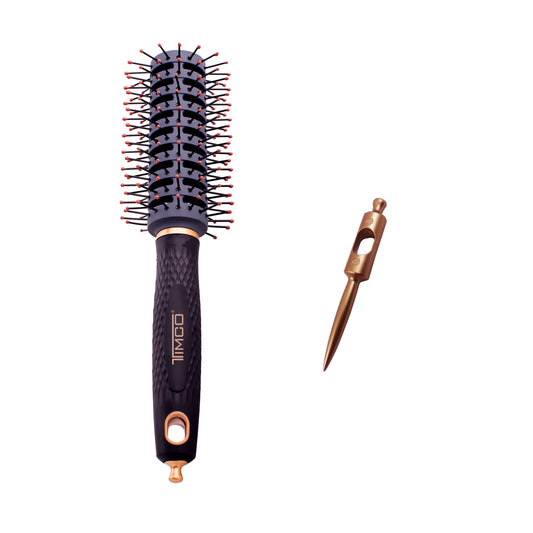 Cepillo de Cabello Soft Redondo Abierto Con Piqueta Timco Cn97