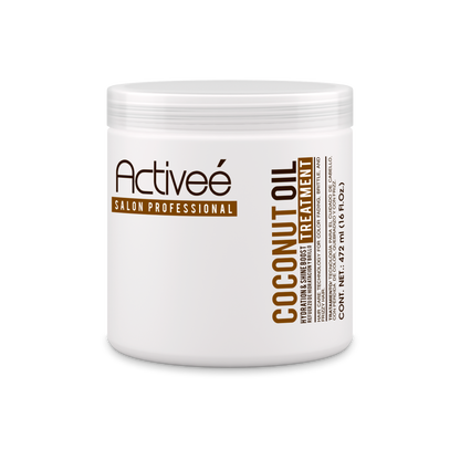 Tratamiento Capilar Activee Professional Coconut Oil Tecnologia para cuidado Cabello con Perdida de Color Quebradizo y con Frizz Libre de Sal