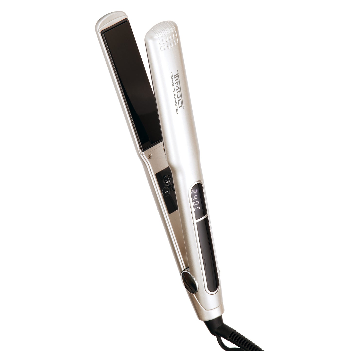 Combo Plancha Alaciadora para Cabello y Cepillo Secador de Cabello 2 en 1 Timco COM416