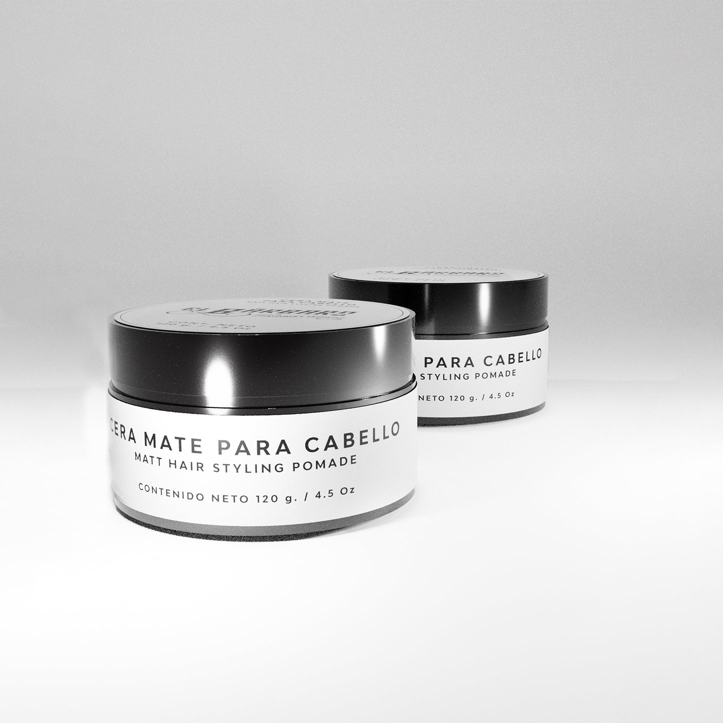 Cera Mate para Cabello Hombre Acabado Natural Volumen y Textura Con Cera de Abeja Sin Parabenos El Bárbaro 120g