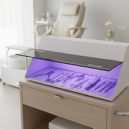 Esterilizador Luz Ultravioleta Lampara UV Elimina Bacterias Spa Barberia Estetica Timco EST