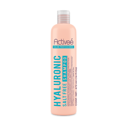 Shampoo Activee Profesional Hyaluronic Acid TecnologIa Hidratante para Cuidado y Protección del Cabello Fragil y Maltratado Libre de Sal