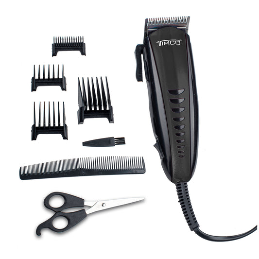 Maquina de Corte Cabello Barba Eléctrica Clipper Trimmer Peines Guia de Aumento Timco HC-202 N