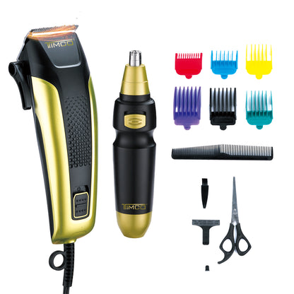 Maquina de Cortar Cabello y Trimer para Nariz y Oidos Kit  de 10 piezas  Clipper Timco HC4909X57