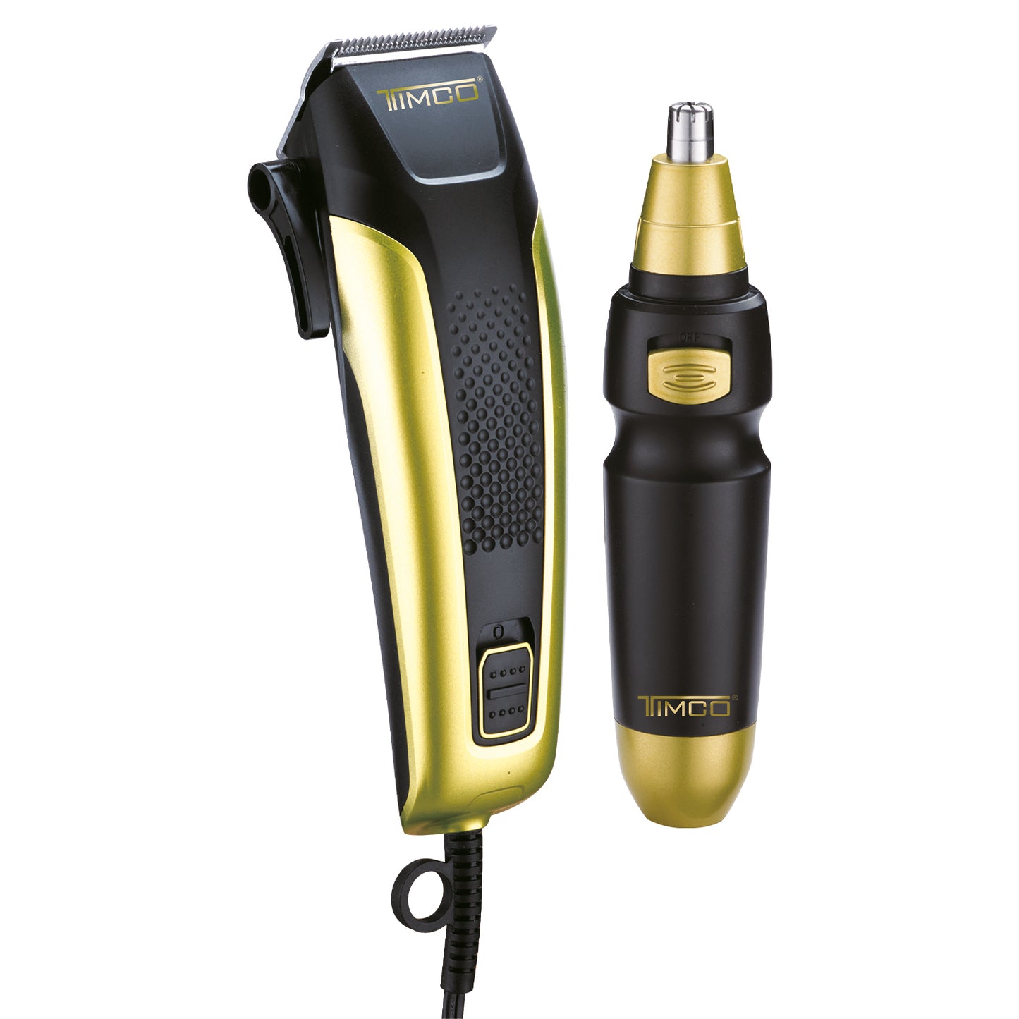 Maquina de Cortar Cabello y Trimer para Nariz y Oidos Kit  de 10 piezas  Clipper Timco HC4909X57