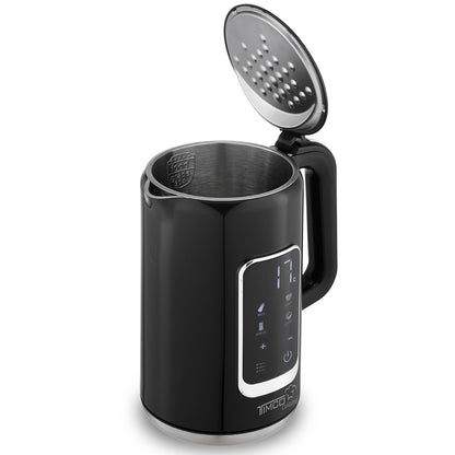 Tetera Electrica Digital con Control de Temperatura 1.7 L Jarra Eletrica para calentar agua Timco JE8723DN