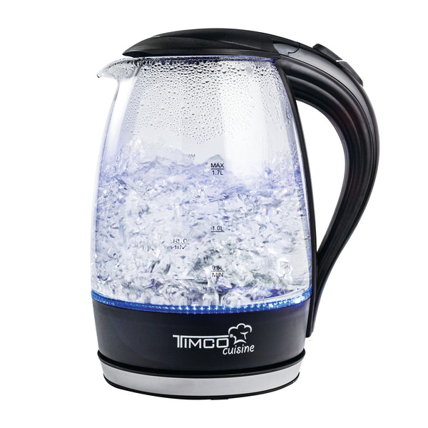 Jarra Eléctrica de Vidrio Tetera Hervidor de Agua Timco JE-V02N