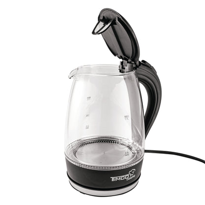 Jarra Eléctrica de Vidrio Tetera Hervidor de Agua Timco JE-V02N