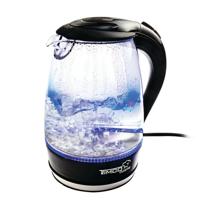 Jarra Eléctrica de Vidrio Tetera Hervidor de Agua Timco JE-V02N