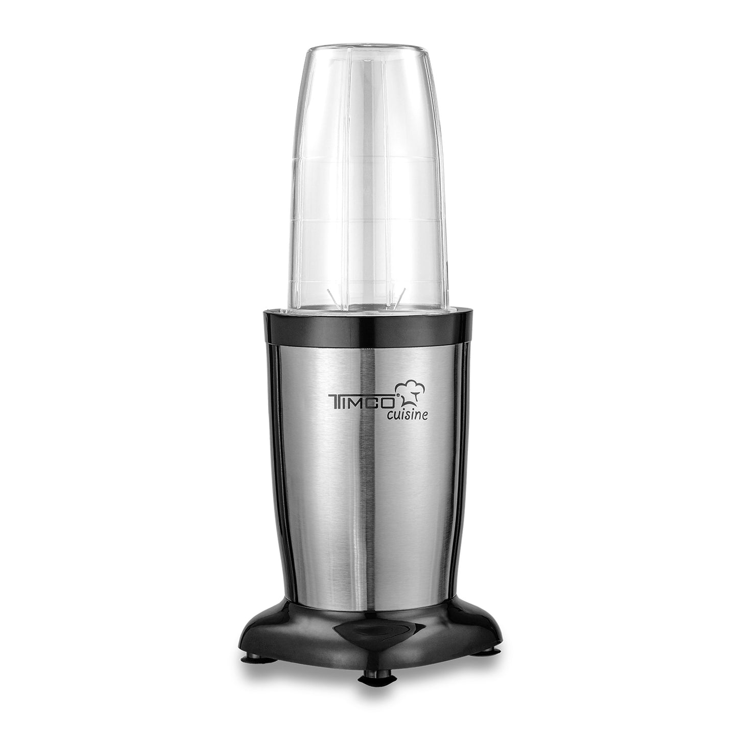 Licuadora Eléctrica Procesador de Alimentos Potente 500W Función Pulso Cierre de Seguridad  Vasos Multipropósito Cuchilla Removible  Apta para Hielo y Lavavajillas LIC3658AB Timco