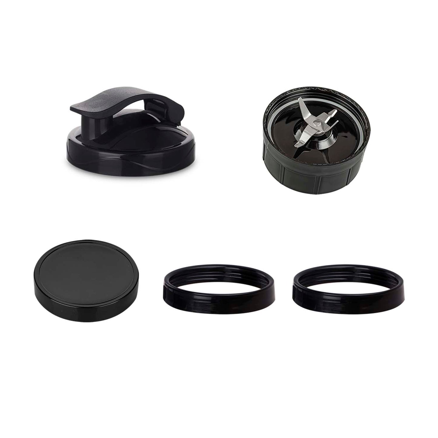 Licuadora Eléctrica 500W para Batidos Fitness con Vasos Individuales y Cuchilla de Acero Inoxidable Pica Hielo LIC368AB Timco