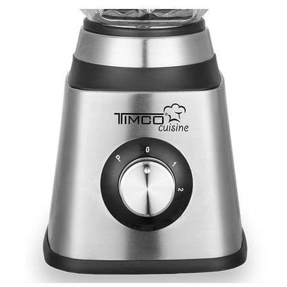 Licuadora Eléctrica 1.5L De Vidrio Pica Hielo 400W + Función Pulsar LICX914 Timco