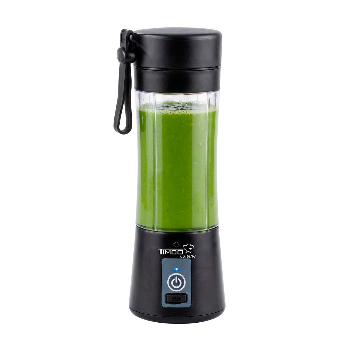 Licuadora Portatil TIMCO LICMDL09 Inalambrica 380 ml 6 Cuchillas Carga USB y Base Antideslizante
