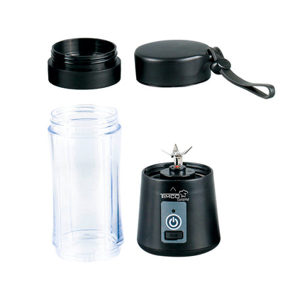 Licuadora Portatil TIMCO LICMDL09 Inalambrica 380 ml 6 Cuchillas Carga USB y Base Antideslizante