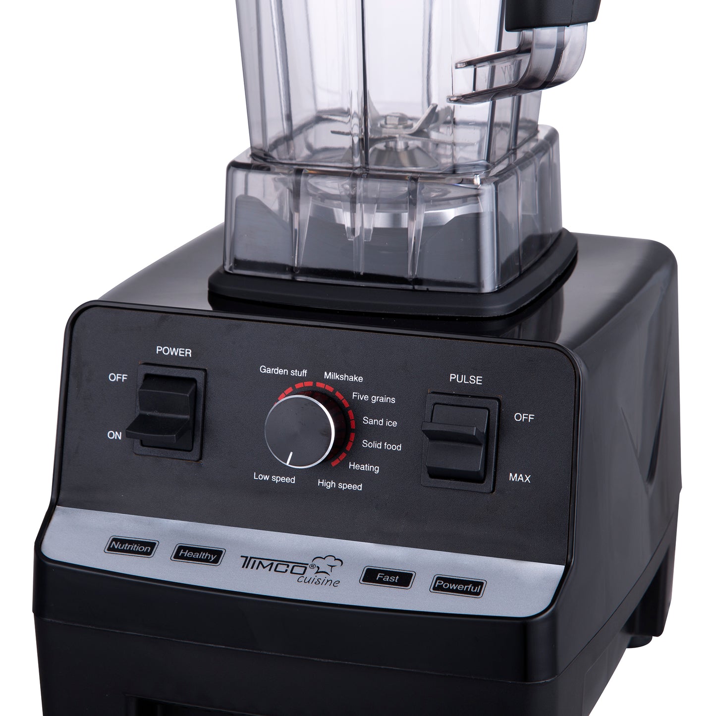 Licuadora Eléctrica Profesional Vitamin Pro 2 L 10 Velocidades Cuchillas de Acero Inoxidable 900 Watts Timco LICX010