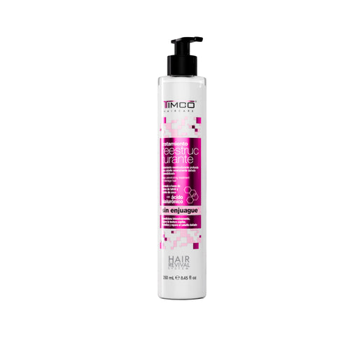 Tratamiento Capilar 3 en 1 Timco LIQ‑200REES Hidratación Profunda Nutrición y Reparación con Flores de Tahití Aceite de Coco y Ácido Hialurónico para Cabello Dañado