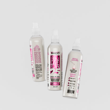Spray Multibeneficios Protector térmico 25 en 1 Sin enjuague Unisex Total Power Timco LIQ25