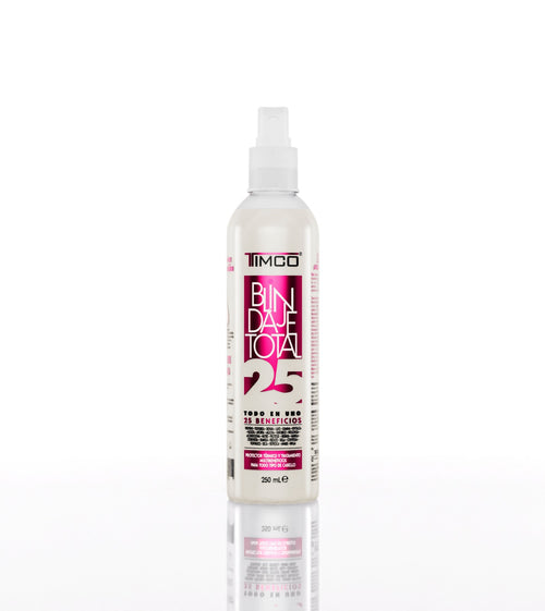 Spray Multibeneficios Protector térmico 25 en 1 Sin enjuague Unisex Total Power Timco LIQ25