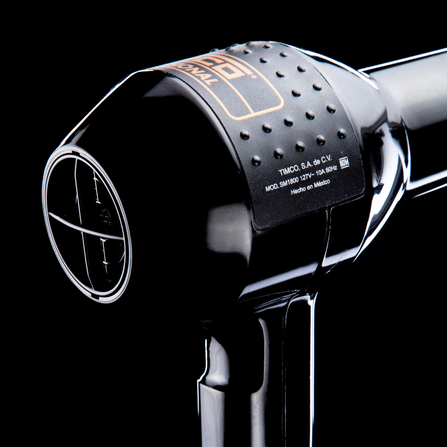 Secadora de Cabello Profesional 1 Boquilla Kit con Tijeras y Cepillo Térmico Timco PQSM-1800