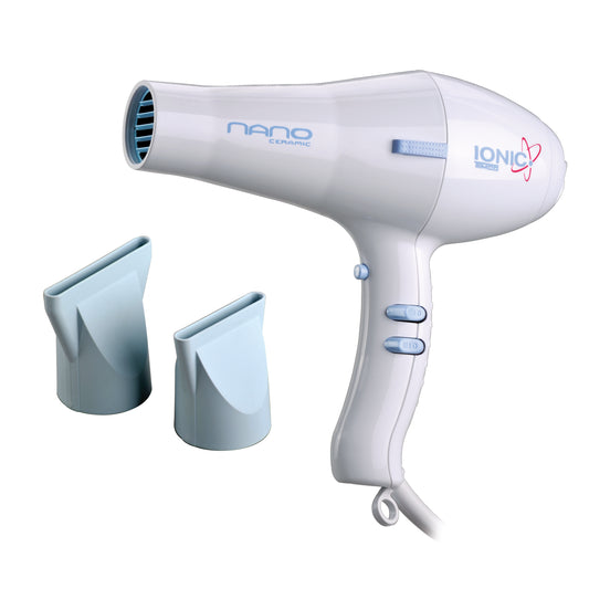 Secadora de Cabello Profesional con Iones Cerámica 2 Boquillas Timco NAN-IB