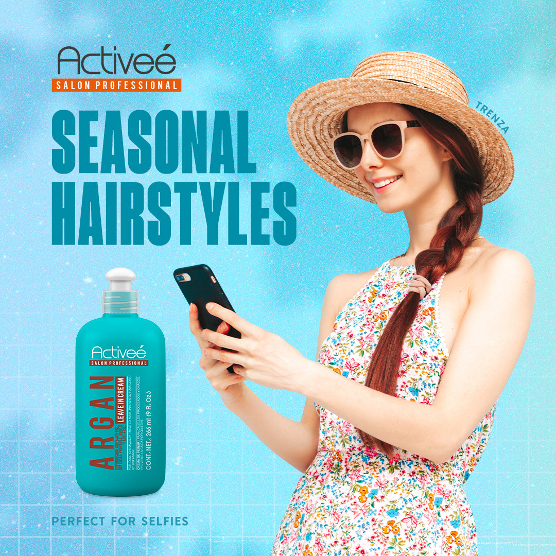 Crema para Peinar Activee Professional Argan Tecnologia para cuidado Intensivo de Cabello Teñido o Dañado Libre de Sal